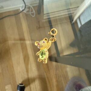Teddy Bear Pendant with Gemstone [ limited time sale ]